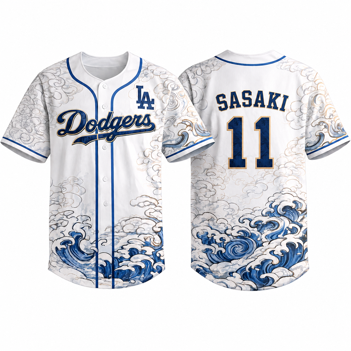 Men's Los Angeles Wave Heritage Baseball Jersey