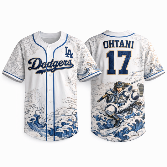 Dodgers&Samurai Anime Jersey – All Stitched
