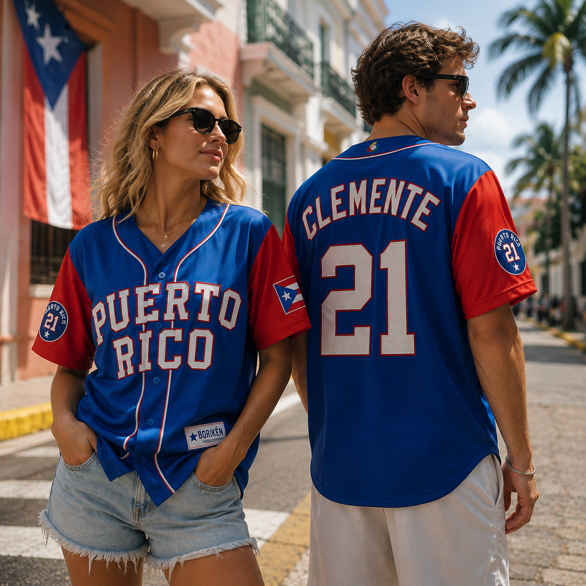 Puerto Rico Borikén Heritage #21 Baseball Jersey - All Stitched