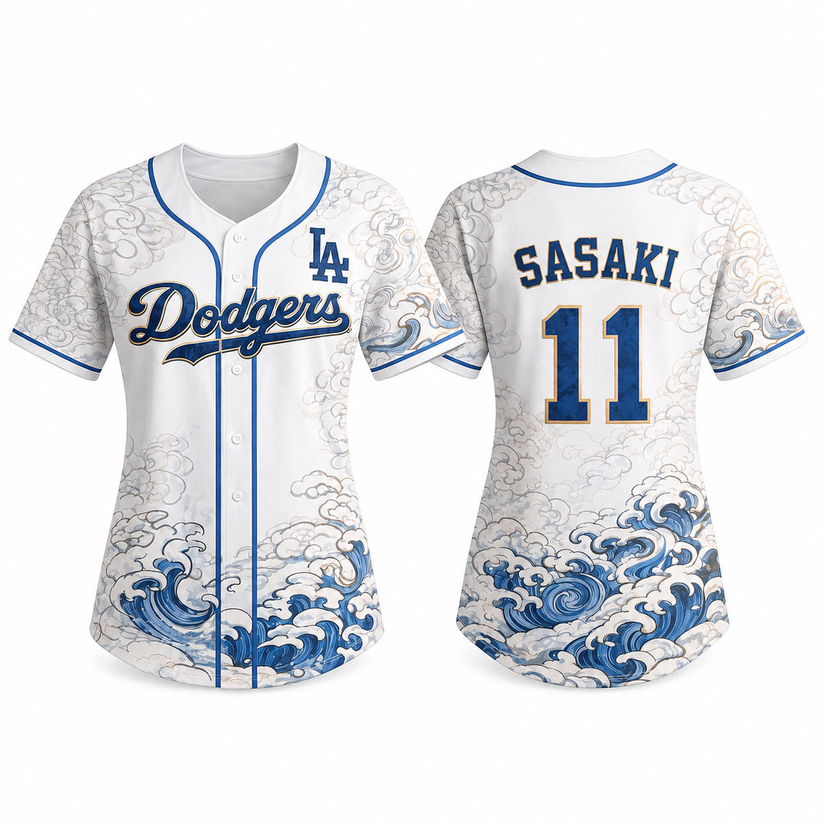 Women's Los Angeles Wave Heritage Baseball Jersey
