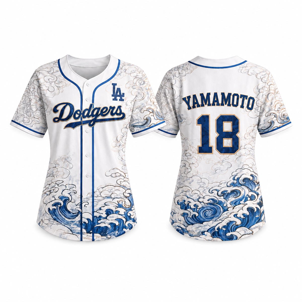 Women's Los Angeles Wave Heritage Jersey - All Stitched